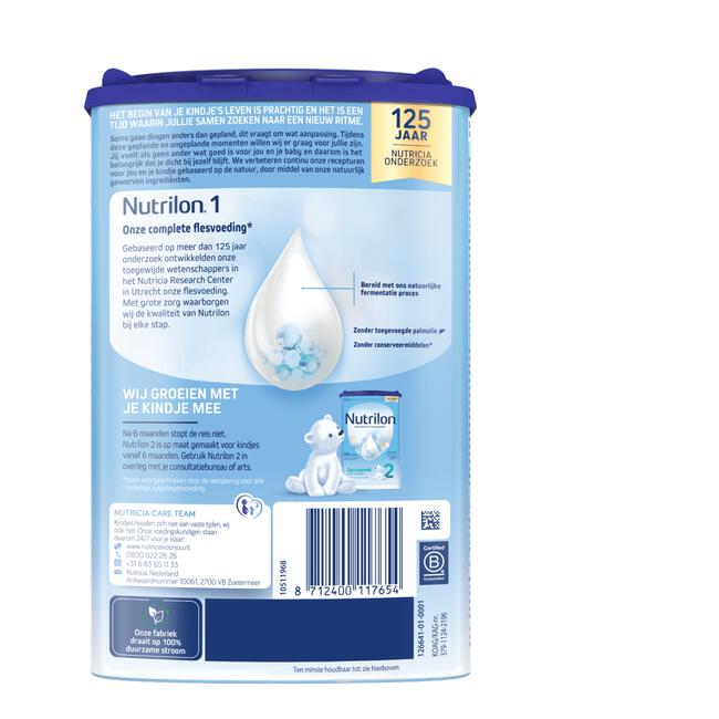 Nutrilon 1 Zuigelingenvoeding 0-6 Maanden 800 GR
