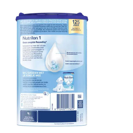 Nutrilon 1 Volledige Zuigelingenvoeding 0-6 Maanden 800 gram