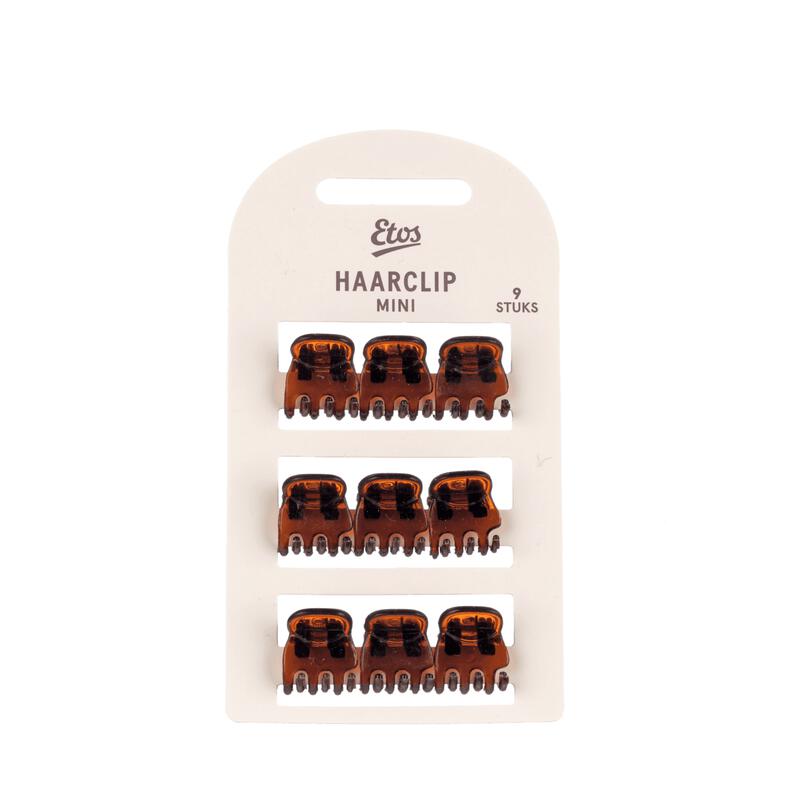 Etos Haarklem Mini Bruin 9St