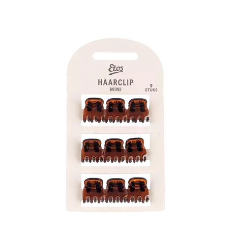 Etos Haarklem Mini Bruin 9St
