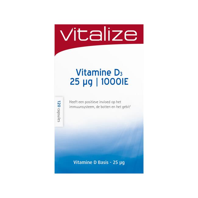Vitalize Vitamine D Basis 25 μg Capsules