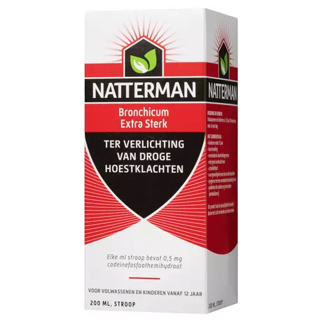 Natterman Bronchicum Extra Sterk Stroop 200 ML
