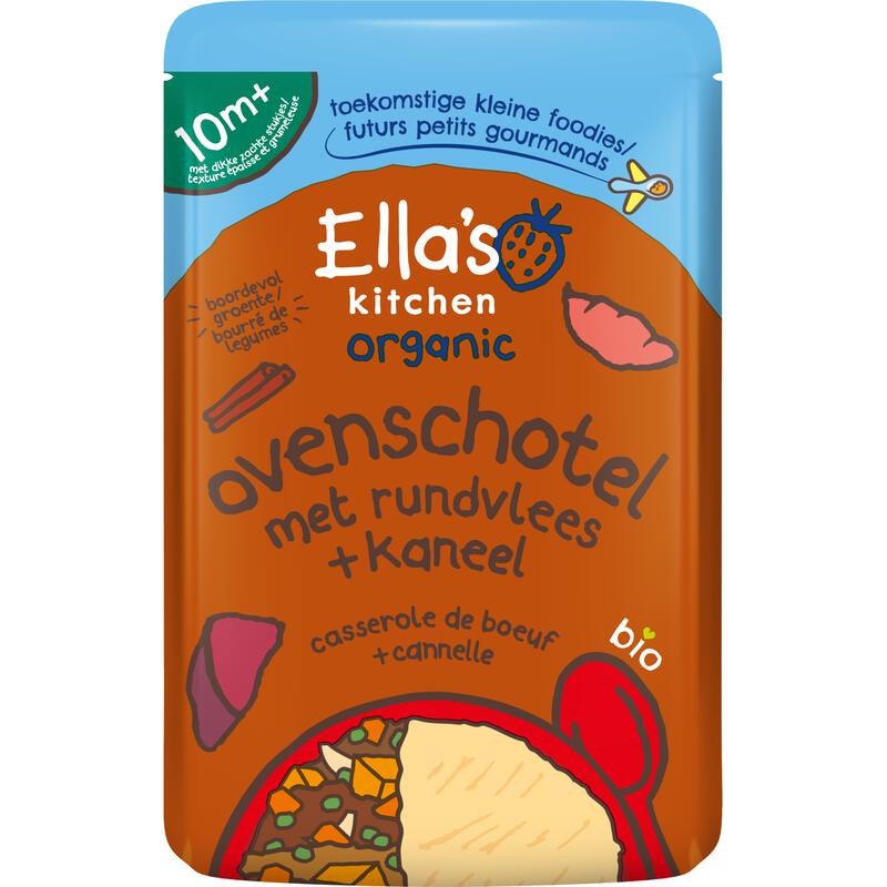 Ella's Kitchen Bio Ovenschotel Rundvlees Kaneel 10+ Maanden 190 gram