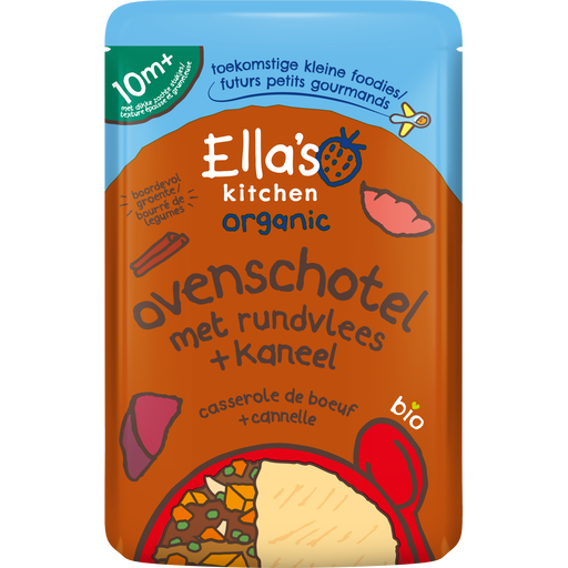 Ella's Kitchen Bio Ovenschotel Rundvlees Kaneel 10+ Maanden 190 gram