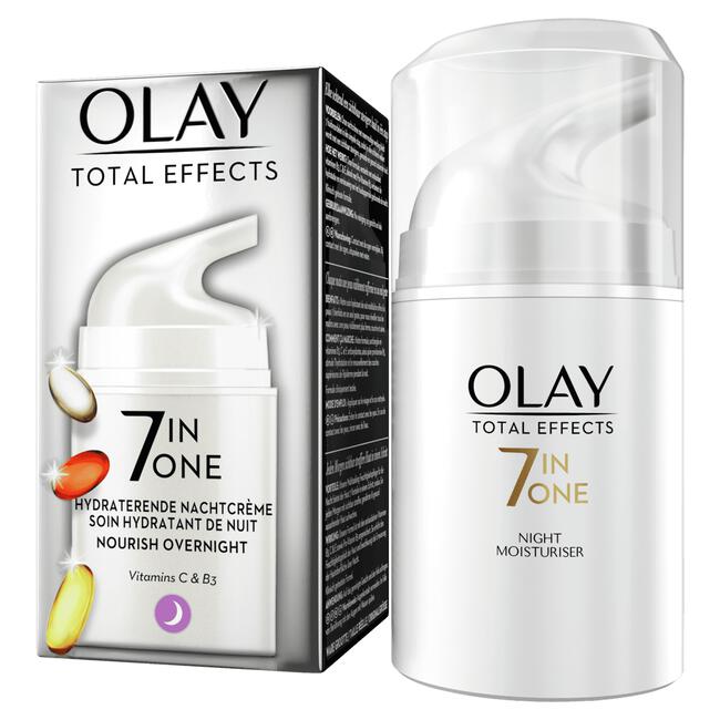 Olay Total Effects 7-in-1 Hydraterende Nachtcrème Met Niacinamide 50 ML