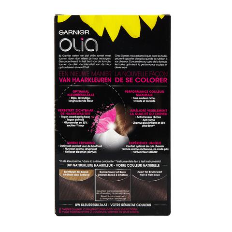 Garnier Olia Permanente Haarverf 4.15 IJs-Kastanjebruin