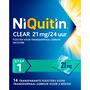 NiQuitin Clear 21 mg Transparante Nicotinepleisters Stap 14 stuks