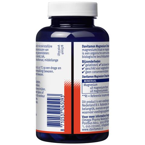 Davitamon Magnesium Citraat Tabletten 120 stuks