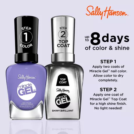 Sally Hansen Miracle Gel Nagellak 607 Knowledge is Flower Paars 14,7 ML