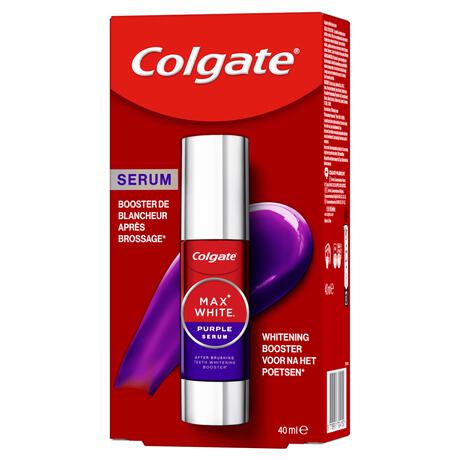 Colgate max white purple serum