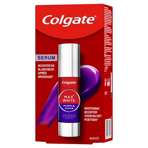 Colgate max white purple serum
