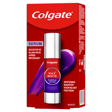 Colgate max white purple serum