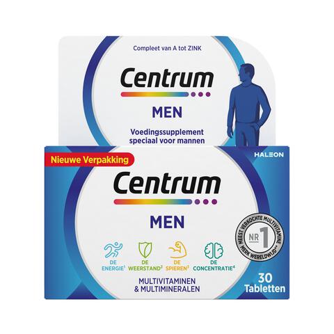 Centrum Men Multivitaminen Tabletten 30 stuks