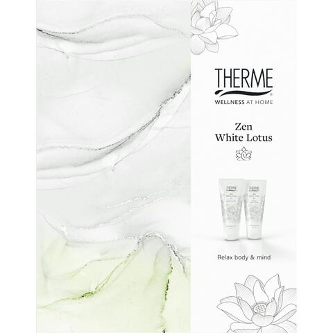 Therme Zen White Lotus Halve Harmonica Body Lotion /Shower Satin Geschenkset