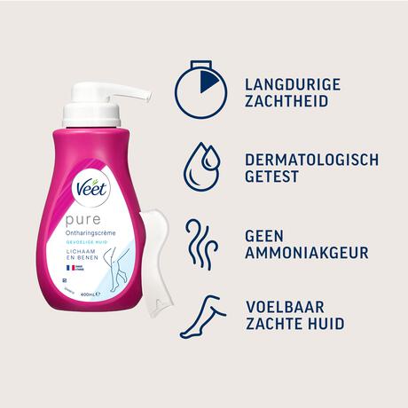 Veet Minima Ontharingscreme Gevoelige Huid 400 ML