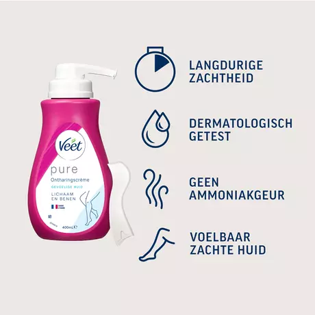 Veet Pure Ontharingscrème 400 ML