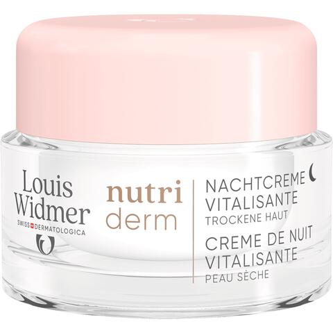 Louis Widmer Nutriderm Nachtcrème Vitalisante Licht Geparfumeerd 50ML