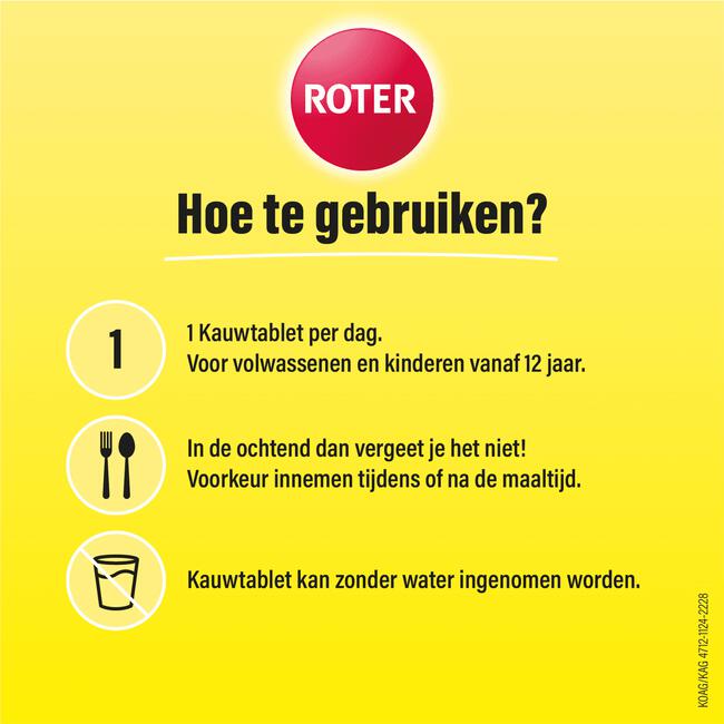 Roter Vitamine C 500 mg Citroen 50 tabletten