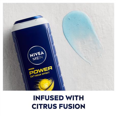NIVEA MEN Power Fresh 3-In-1 Douchegel & Shampoo 250 ML
