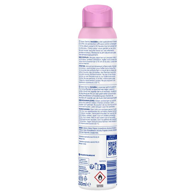 Sanex Dermo Invisible Deodorant Spray 200 ML