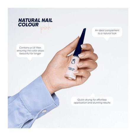 Herome Natural Nail Colour Pink 10 ML