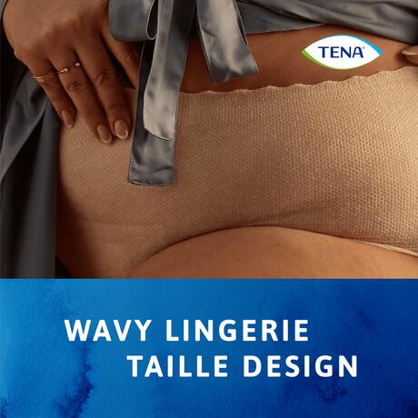 TENA Silhouette Plus High Waist Wegwerpbroekjes Crème L 8 stuks