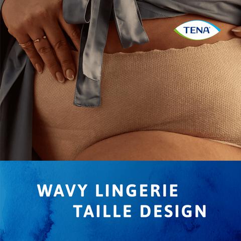 TENA Silhouette Plus High Waist Wegwerpbroekjes Crème L 8 stuks