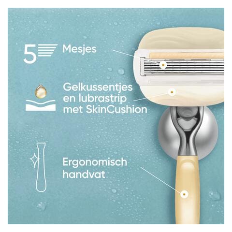 Gillette Venus ComfortGlow Scheersysteem met 1 Navulmesje