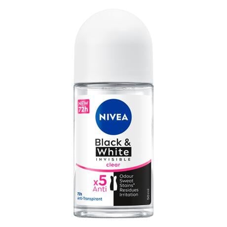 NIVEA Black & White Invisible Original Deodorant Roller 50 ML