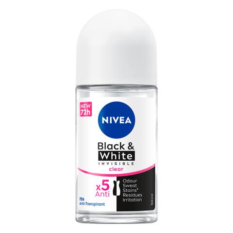 NIVEA Black & White Invisible Original Deodorant Roller 50 ML