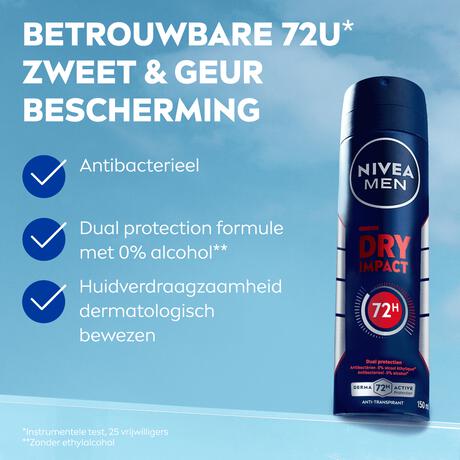 NIVEA MEN Dry Impact Deodorant Spray 150 ML