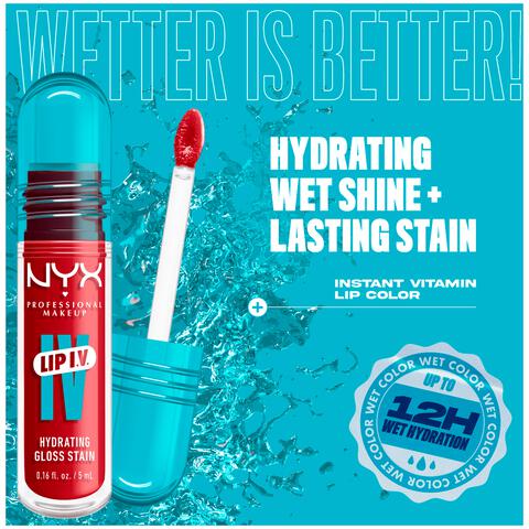 NYX Professional Makeup Lip IV Hydraterende Lipgloss Berry Thirsty