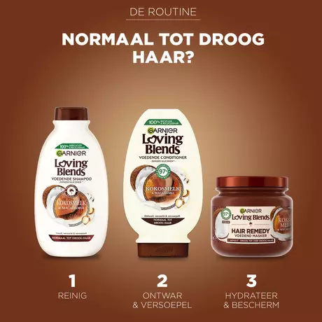Garnier Loving Blends Kokosmelk & Macadamia Conditioner 250 ML