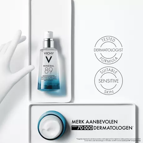 Vichy Mineral 89 100U Rijke Hydraterende Crème Zonder Parfum 50 ML