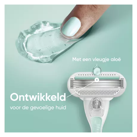 Gillette Venus Smooth Sensitive Navulmesjes 4 stuks