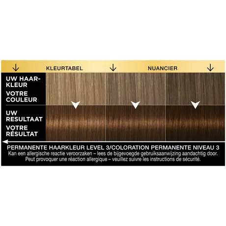 Syoss Oleo Intense Permanente Haarkleuring 4-60 Goudbruin/Châtain Doré
