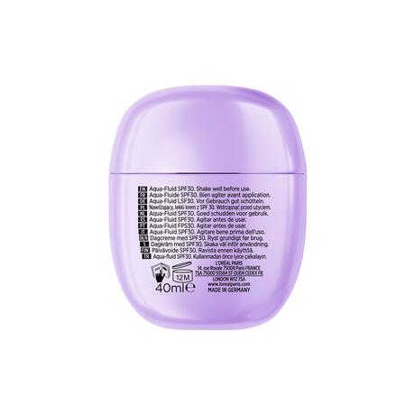 L'Oréal Paris Revitalift Filler Glass Skin Hyaluron Aqua-Fluid SPF30 40 ML
