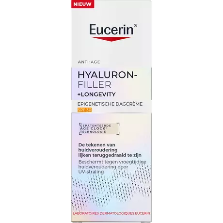 Eucerin Hyaluron-Filler + Longevity Epigenetisch Anti-Age Dagcrème SPF 30 50 ML