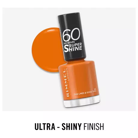 Rimmel London 60 Seconds SuperShine Nagellak 151 Tan Lines & Good Times 8 ML