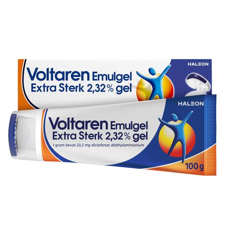 Voltaren Emulgel Extra Sterk 2,32% Diclofenac Spier Gewrichtspijn 100 gram