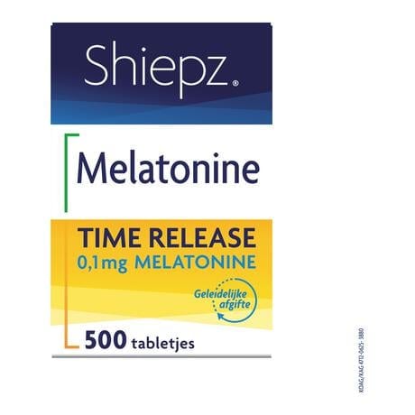 Shiepz Melatonine Time Release 0,1 mg 500 tabletten