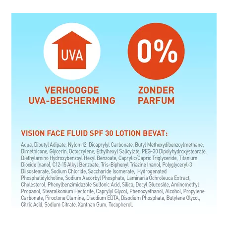 Vision Zonnebrand Face Fluid SPF30 50 ML