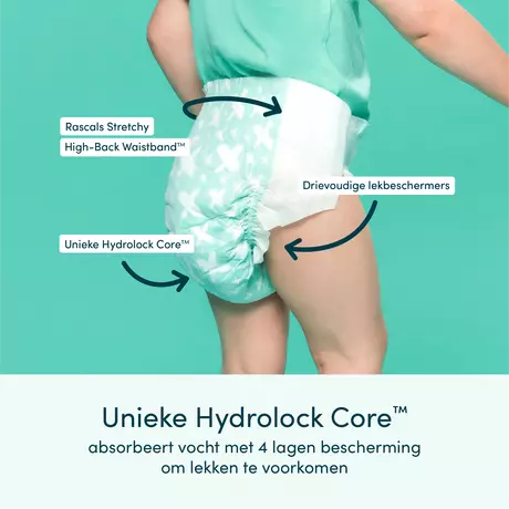 Rascals Premium Luiers Maat 7 17+ KG 20 stuks