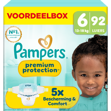 Pampers Premium Protection Voordeelbox Luiers Maat 6 13-19 KG 92 stuks