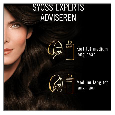 Syoss Oleo Intense 2-10 Bruinzwart/Châtain Noir