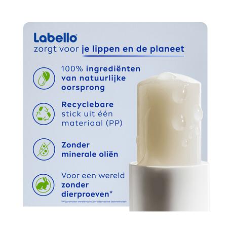 Labello Original Lippenbalsem 24u Hydratatie 1 Stuk