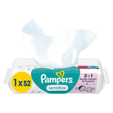 Pampers Sensitive Billendoekjes 52 Stuks