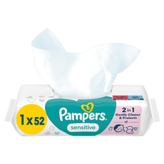 Pampers Sensitive Billendoekjes 52 Stuks