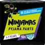 Ninjamas Pants Luierbroekjes Jongen Maat 7 4-7 Jaar 10 Stuks