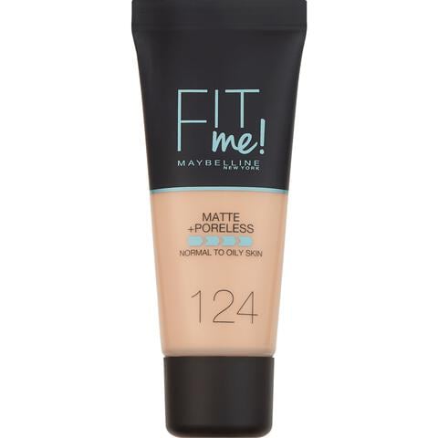 Maybelline New York Fit Me Matte + Poreless Foundation 124 Soft Sand 30 ML